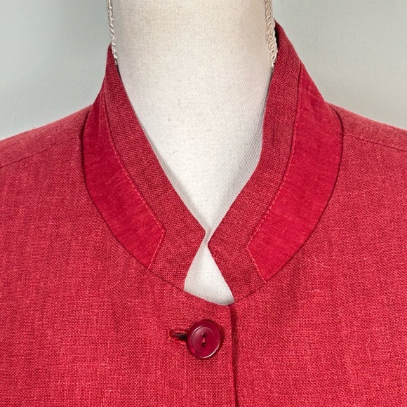 Coldwater Creek Linen Blend Jacket/Blazer - Picture 3 of 11